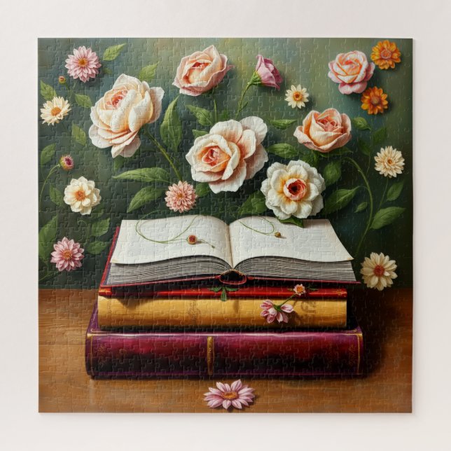 Quebra-cabeça Amante de Livros (Vertical)