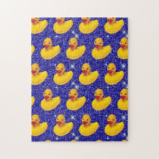 Quebra-cabeça Amante de os animais de Fazenda Amarelo de Patos d (Vertical)