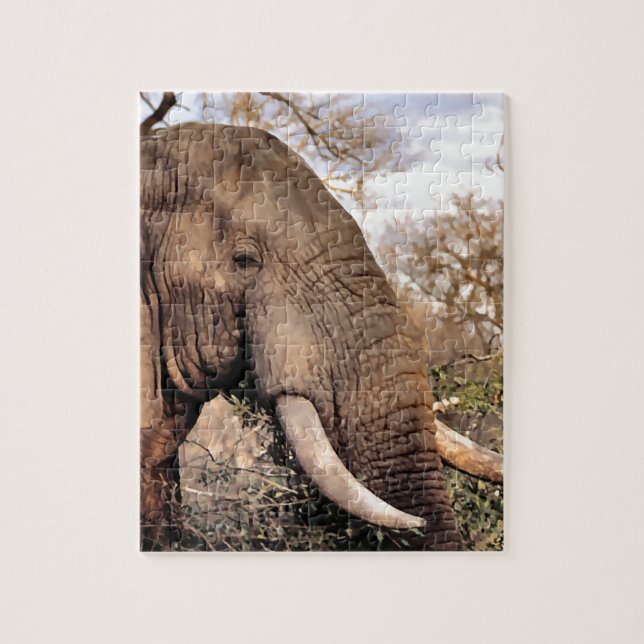 Quebra-cabeça Amantes da Arte do Elefante (Vertical)