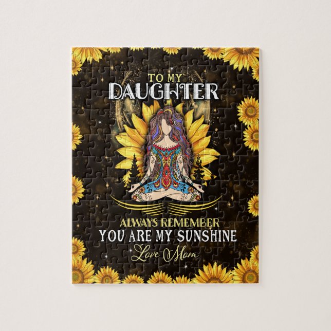 Quebra-cabeça Amantes Filhos | À Minha Filha De Amor Mãe (Vertical)