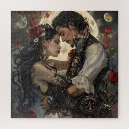 Quebra-cabeça Amantes Góticos em Lua