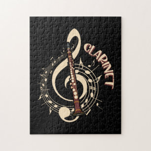 Quebra-cabeça Amantes Musicais Clarinet
