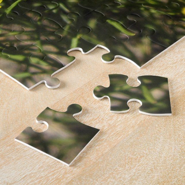 Quebra-cabeça amarelo da foto da natureza dos (Lateral)