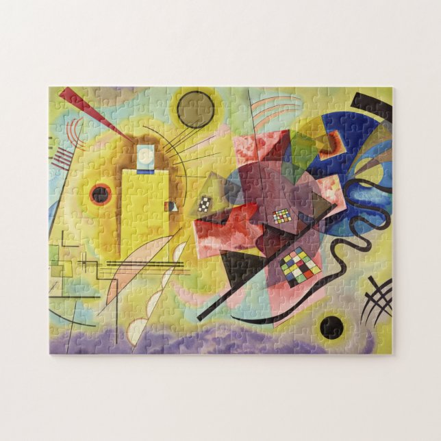 Quebra-cabeça Amarelo-Vermelho-Azul, 1925 por Wassily Kandinsky (Horizontal)