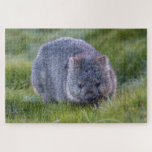 Quebra-cabeça Amazing Wombat in the Grass Australia, 1014 pieces<br><div class="desc">Lots of small pieces make the bigger picture. Can you piece it together? This amazing jigsaw puzzle features a close up photo of the amazing wombat, enjoying an afternoon grazing platter in Tasmania, Australia. This puzzle is perfect for when you're stuck inside. It's the ideal indoor activity with family and...</div>