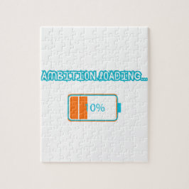 Quebra-cabeça Ambition Loading… 10% | Motivational Battery Low F