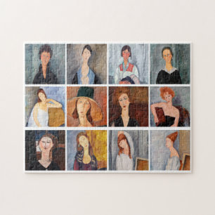 Quebra-cabeça Amedeo Modigliani - Colagem de Obras-Domésticas