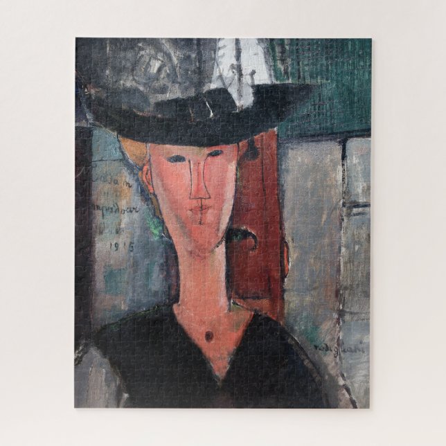 Quebra-cabeça Amedeo Modigliani - Madame Pompadour (Vertical)