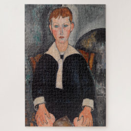 Quebra-cabeça Amedeo Modigliani - Menino de um Terno de Marinhei