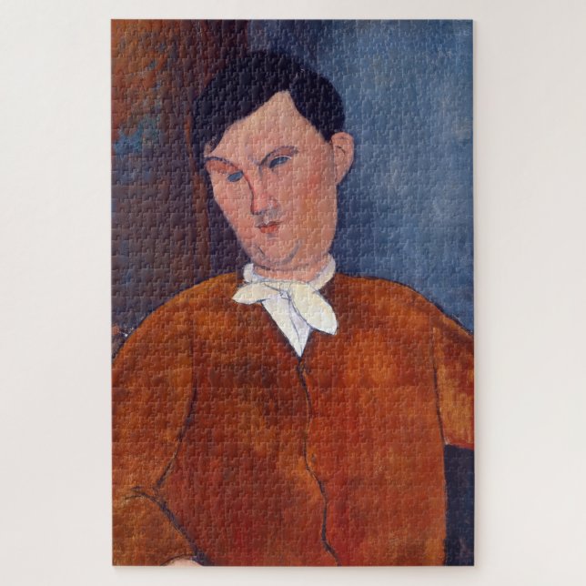 Quebra-cabeça Amedeo Modigliani - Monsieur Deleu (Vertical)