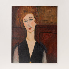 Quebra-cabeça Amedeo Modigliani - Retrato de uma Mulher