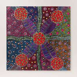 Quebra-cabeça Ameixas de caça e tintas tradicionais