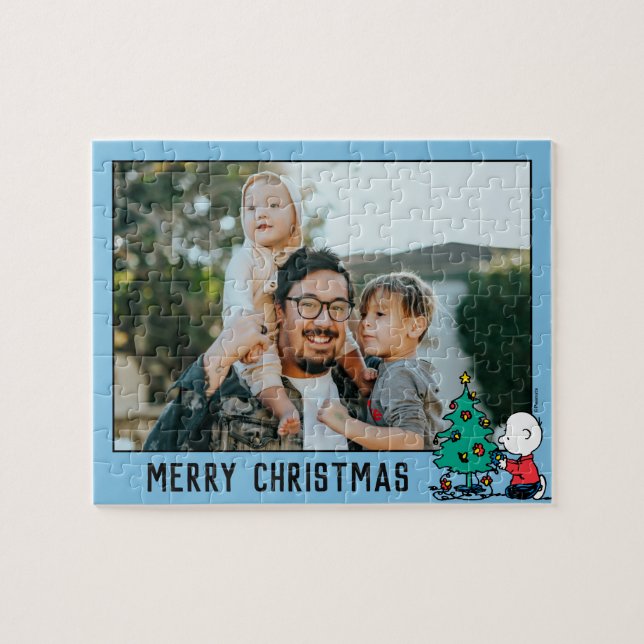 Quebra-cabeça Amendoins | Charlie Brown | Adicione sua mensagem (Horizontal)