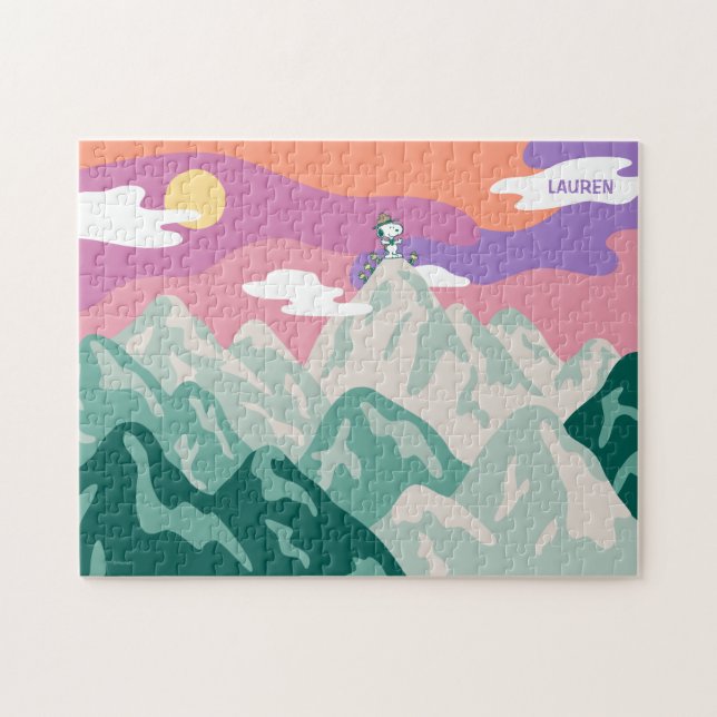 Quebra-cabeça Amendoins | Snoopy & Troop Caminhando a Montanha (Horizontal)