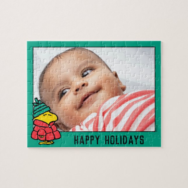 Quebra-cabeça Amendoins | Woodstock | Adicione sua mensagem (Horizontal)