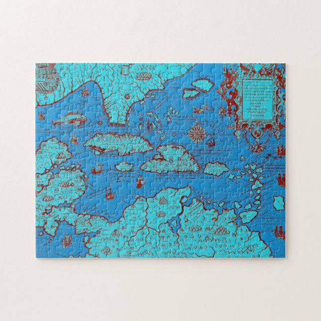 Quebra-cabeça América Central ("América Occidentalis ") (Horizontal)