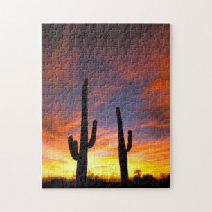 Quebra-cabeça América do Norte, EUA, Arizona, Deserto de Sonora