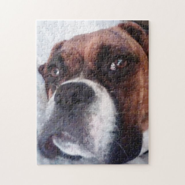 Quebra-cabeça AMERICAN BOXER DOG jigsaw puzzle (Vertical)