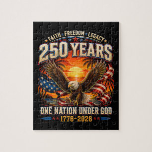 Quebra-cabeça Americano 1776 2026 250º 4 de julho Dia da Indepen