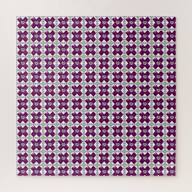 Quebra-cabeça Ametist Diamond Art, Purple (Vertical)