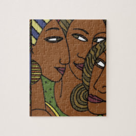 Quebra-cabeça Amigos da irmã das mulheres do afro-americano