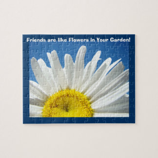 Quebra-cabeça Amigos são como Flores no Seu Jardim! quebra-cabeç