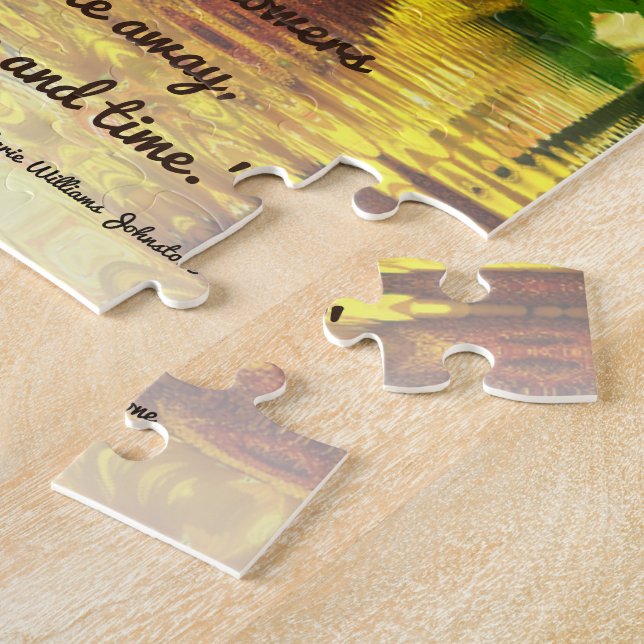 Quebra-cabeça Amigos Verdadeiros Puzzle de Girassol (Lateral)