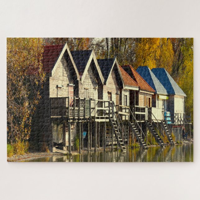 Quebra-cabeça Ammersee Bavaria Alemanha. (Horizontal)