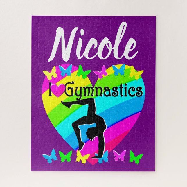 QUEBRA-CABEÇA AMO A DESIGN DE GINÁSTICA. (Vertical)