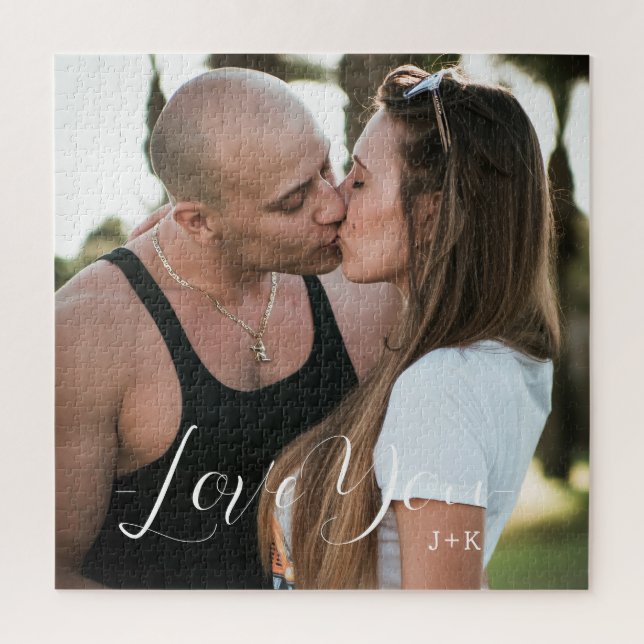 Quebra-cabeça Amo-te, casal (Vertical)