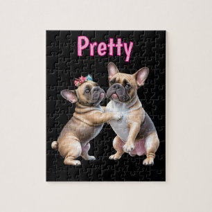 Quebra-cabeça Amor de Bulldog Francês  Bulldog Francês