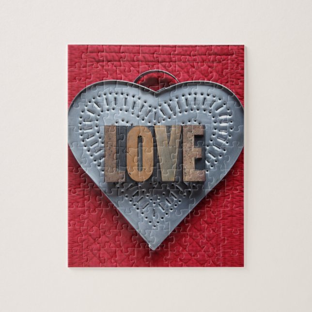 Quebra-cabeça Amor de coração fino (Vertical)