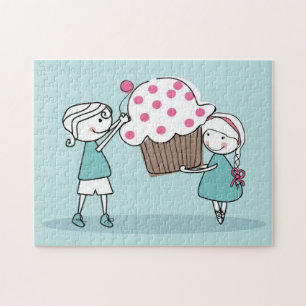 Quebra-cabeça Amor do cupcake