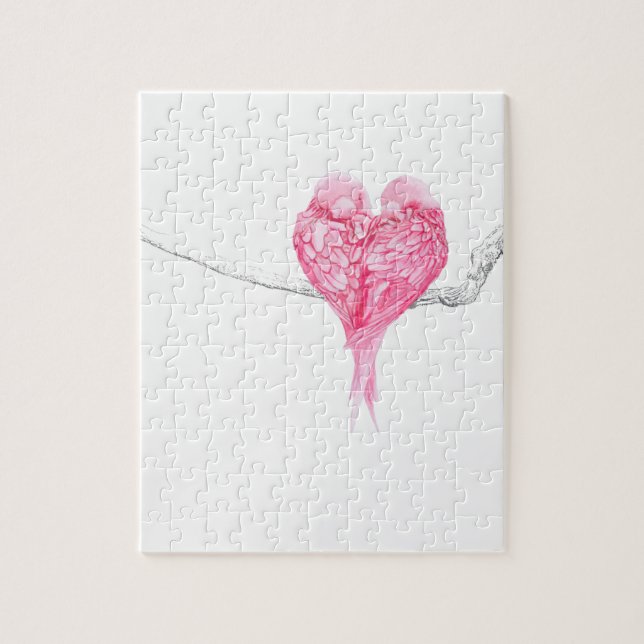 Quebra-cabeça Amor dos pássaros (Vertical)