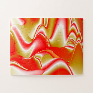 Quebra-cabeça Amor e Abstrato 3D Rainbowart Dourado