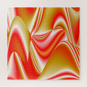 Quebra-cabeça Amor e Abstrato 3D Rainbowart Dourado