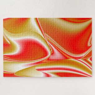Quebra-cabeça Amor e Abstrato 3D Rainbowart Dourado