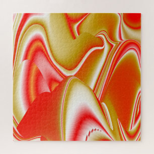 Quebra-cabeça Amor e Abstrato 3D Rainbowart Dourado