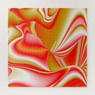 Quebra-cabeça Amor e Abstrato 3D Rainbowart Dourado