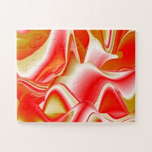 Quebra-cabeça Amor e Abstrato 3D Rainbowart Dourado