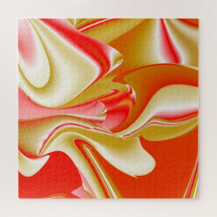 Quebra-cabeça Amor e Abstrato 3D Rainbowart Dourado