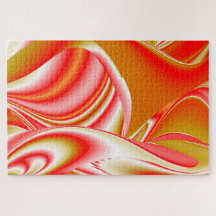 Quebra-cabeça Amor e Abstrato 3D Rainbowart Dourado