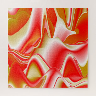 Quebra-cabeça Amor e Abstrato 3D Rainbowart Dourado