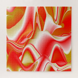 Quebra-cabeça Amor e Abstrato 3D Rainbowart Dourado