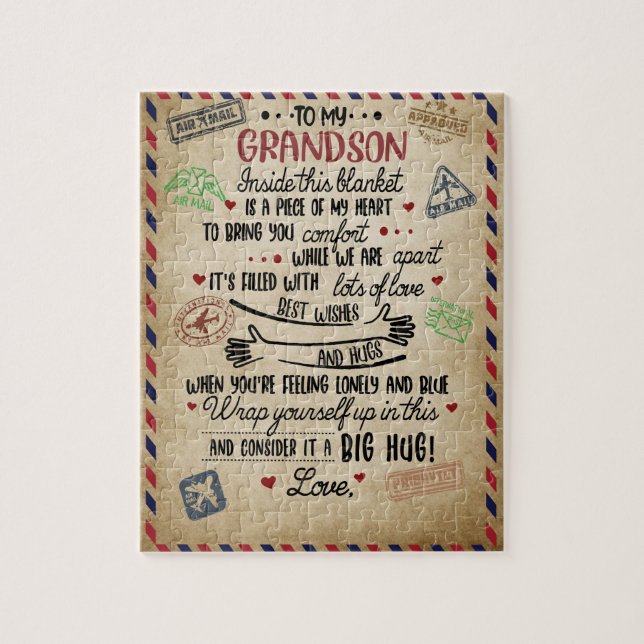 Quebra-cabeça Amor neto | Carta À Minha Avó (Vertical)