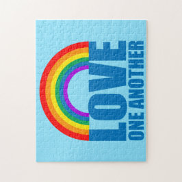 Quebra-cabeça Amor Um Ao Outro Cristão Inspirador Verso