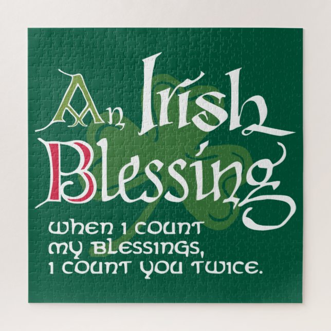 Quebra-cabeça An Irish Blessing (Vertical)