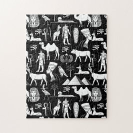 Quebra-cabeça Ancient Egypt Hieroglyphic Symbol Pattern