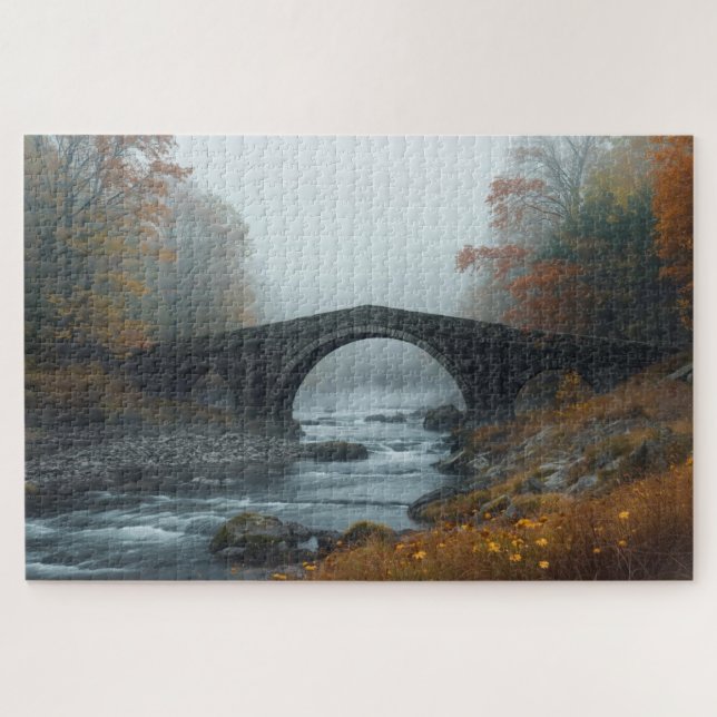 Quebra-cabeça Ancient Highland Stone Bridge Jigsaw Puzzle (Horizontal)