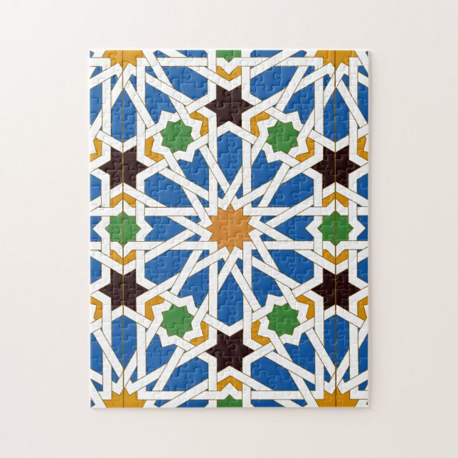 Quebra-cabeça Andalusian Tiles 10 (Real Alcazar, Seville) (Vertical)